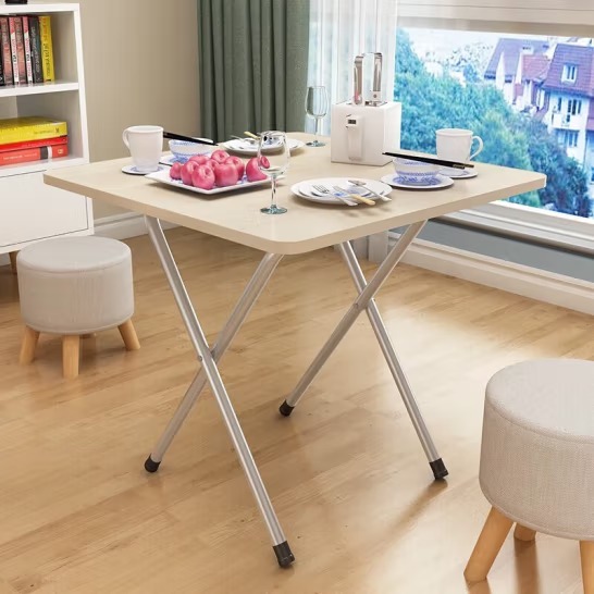 全品屋折叠桌户外折叠桌家用出租房折叠餐桌饭桌简易户...